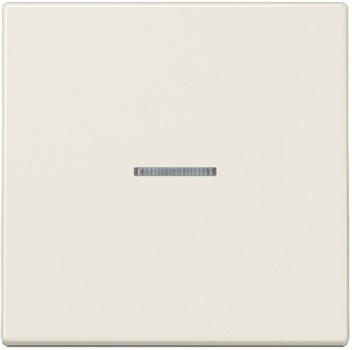 Лицевая панель Jung LS990 для 1-кл. выключателя с подсветкой бежевый картинка